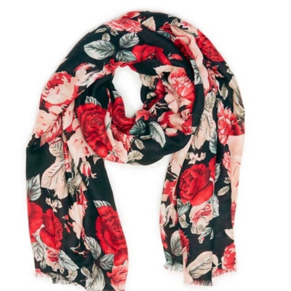 Sole Society Floral oversized Scarf